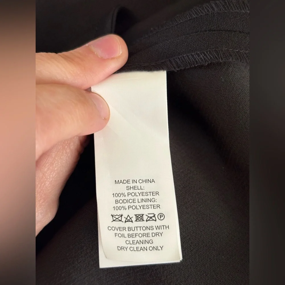 KATE SPADE Ma Cherie Black Ruffle Dress New Size 00 NWT - Picture 7 of 7